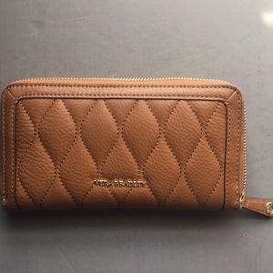Quilted Georgia Wallet Cognac